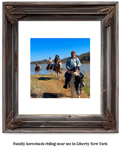 family horseback riding near me in Liberty, New York